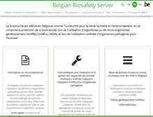 Tablet Screenshot of biosecurite.be